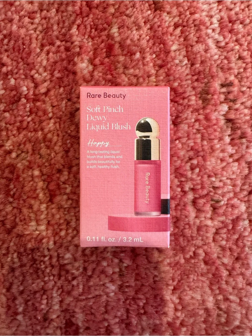 Rare Beauty Soft Pinch Liquid Blush — Pink (Happy) mini 0.11oz/3.2mL